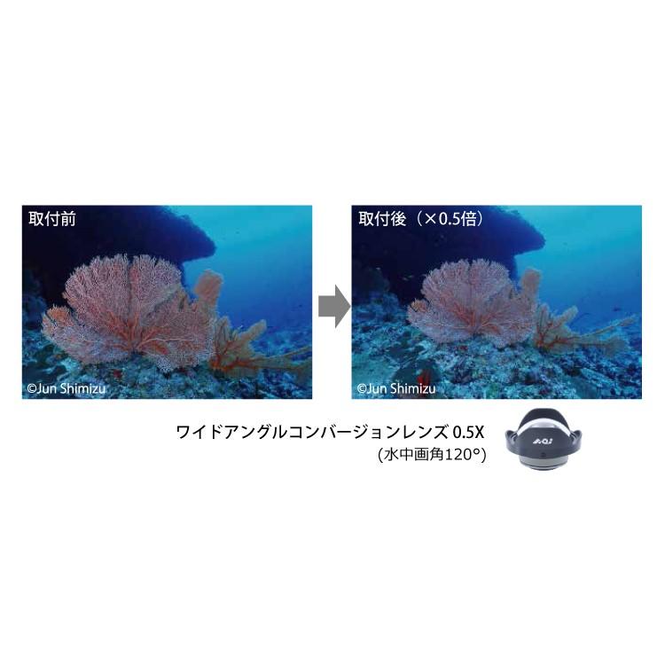 [ AOI ] UWL-400A ワイドアングルコンバージョンレンズ 0.5X 水中用レンズ |  | 01