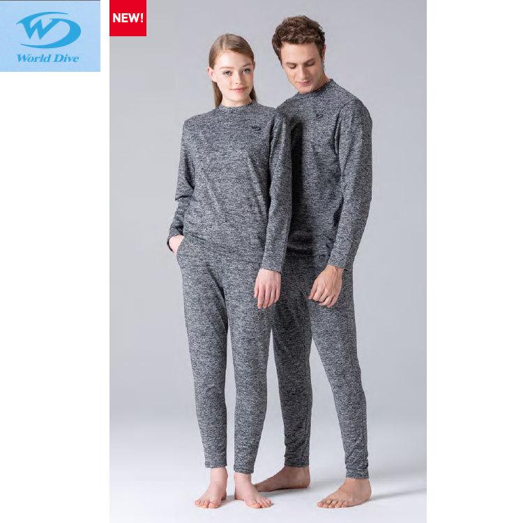 [ World Dive ] ワールドダイブ 「すぐポカ」インナー アンダーウォーマー Under Warmer [上下セット] |  | 01