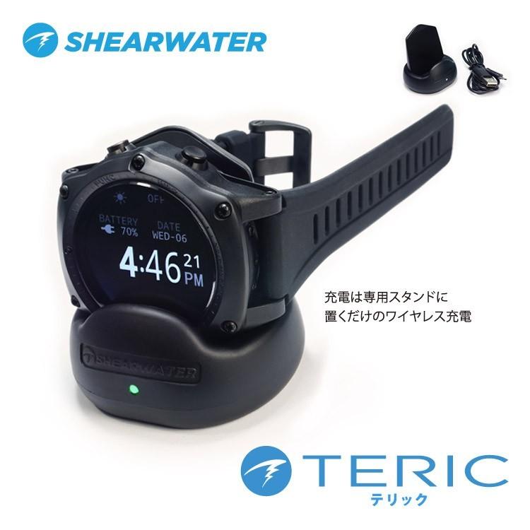[ SHEARWATER ] シェアウォーター TERIC テリック シルバー ブルー ダイブコンピューター |  | 02