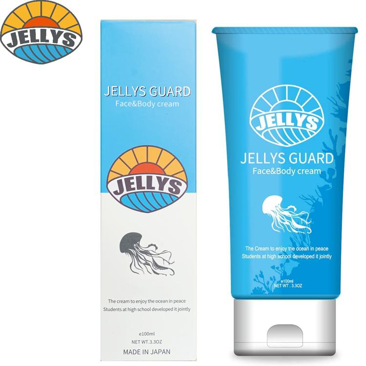 クラゲよけ JELLYS GUARD ジェリーズガード フェイス&ボディクリーム クラゲ避け くらげ避け クラゲ対策 保湿クリーム 海水浴 サーフィン マリンスポーツ | 