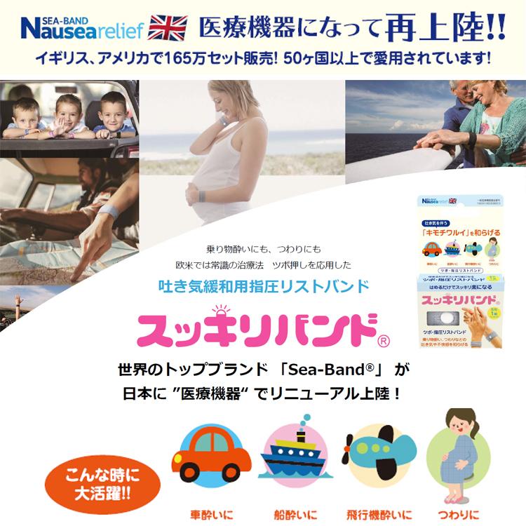 [ Presby ] スッキリバンド 酔い止めバンド 吐き気を緩和する指圧 リストバンド | 