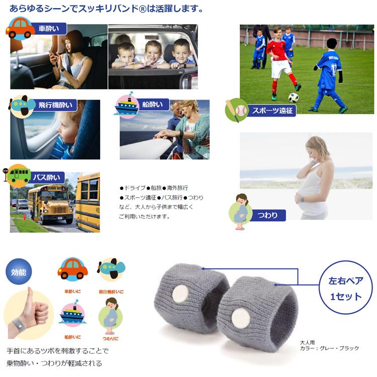 [ Presby ] スッキリバンド 酔い止めバンド 吐き気を緩和する指圧 リストバンド |  | 02