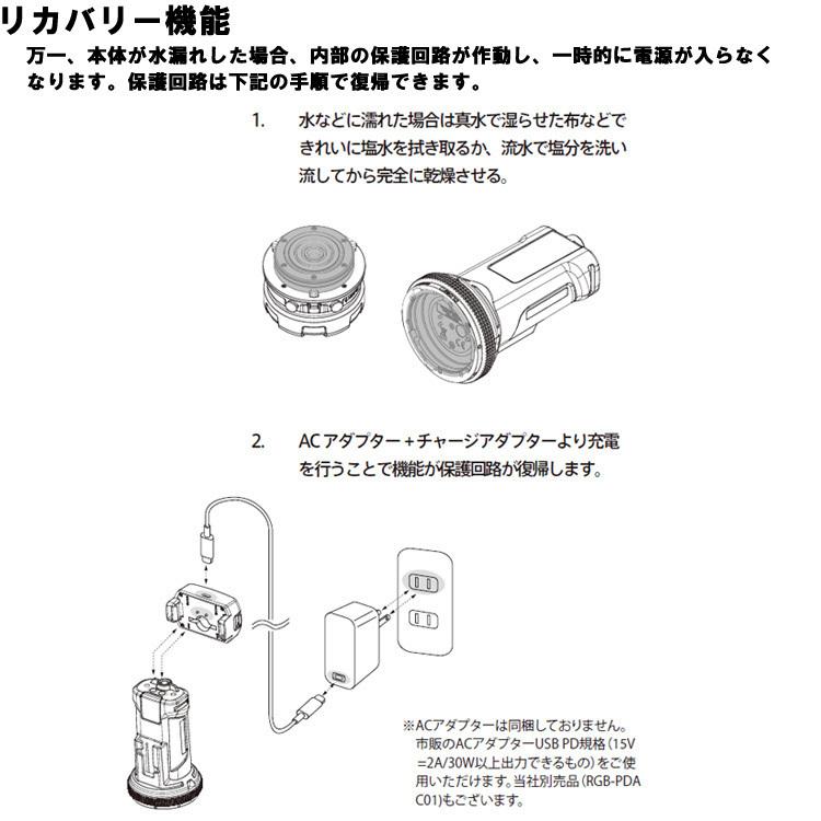 [ RGBlue ] アールジーブルー SYSTEM02:re  SUPER-NATURAL COLOR システム02 スーパーナチュラルカラー S02RE-SNC 水中ビデオライト |  | 05