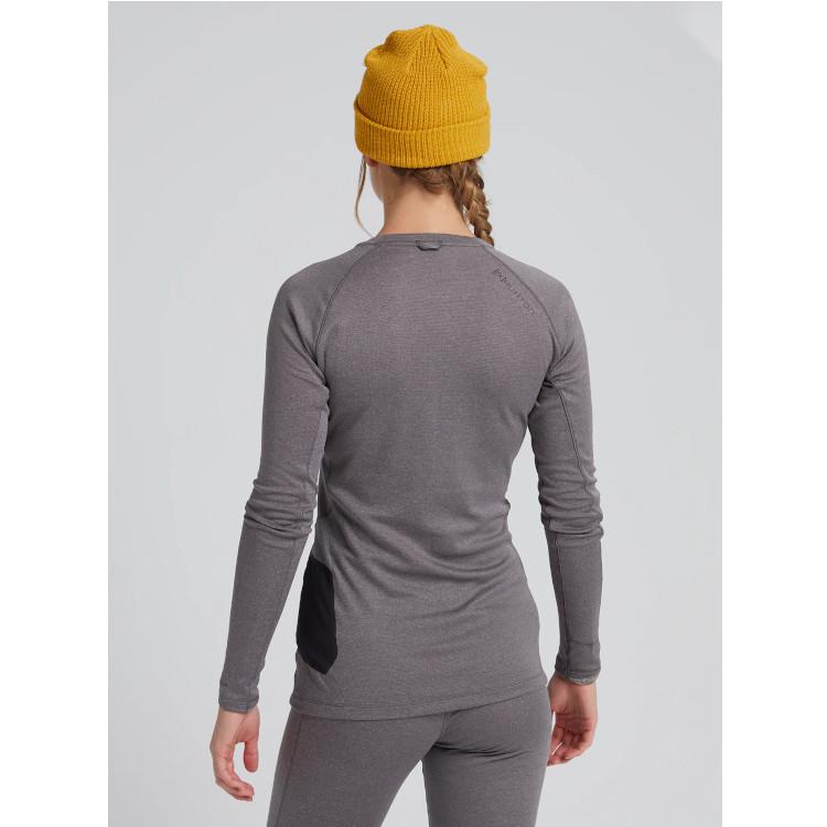 [ Burton ] バートン ウィメンズ ak ベイカー Power Wool ベースレイヤー クルーネック Castlerock W23JP-220561 スノーボード インナー | BURTON | 01