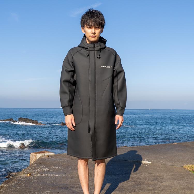 [ GRUSH ] スキンボートコート フード付き ダイビング [ 男女兼用 ] |  | 01