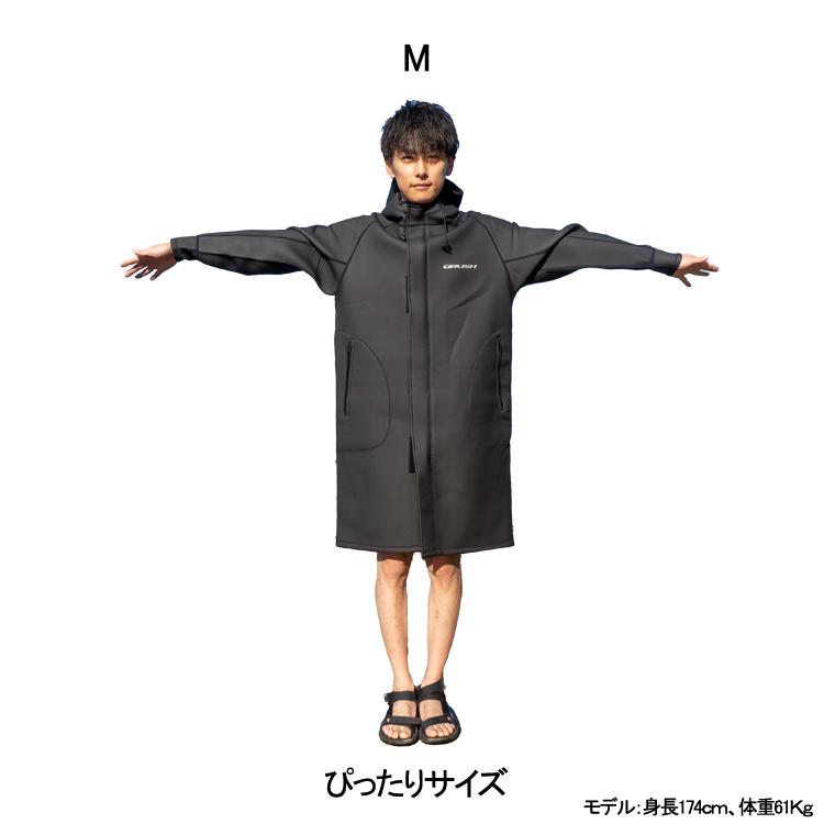 [ GRUSH ] スキンボートコート フード付き ダイビング [ 男女兼用 ] |  | 06
