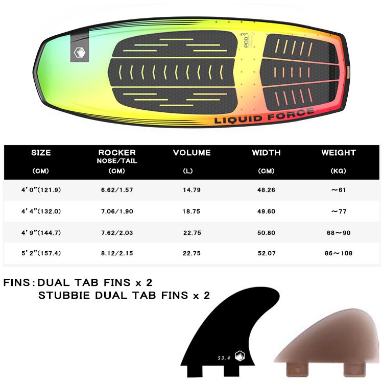 [ リキッドフォース ] 2023年モデル POD ウエイクサーフボード |  | 02