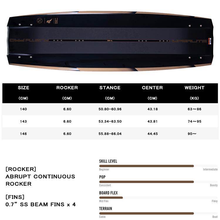 [ HYPERLITE ] ハイパーライト 2023年モデル RUSTY PRO ウエイクボード |  | 02
