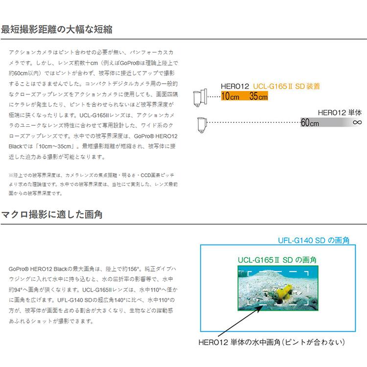 [ INON ] 水中ワイドクローズアップレンズ UCL-G165II SD（マウント仕様） | INON | 01