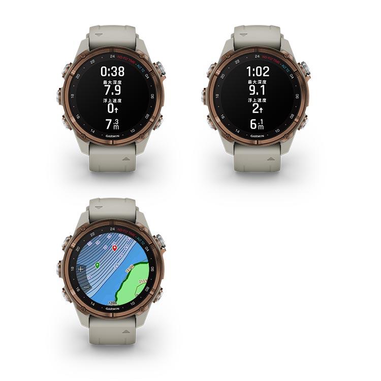 [ GARMIN ] ガーミン Descent Mk3Si 43mm ダイブコンピューター T2トランシーバー対応 010-02857-12｜mic21｜10