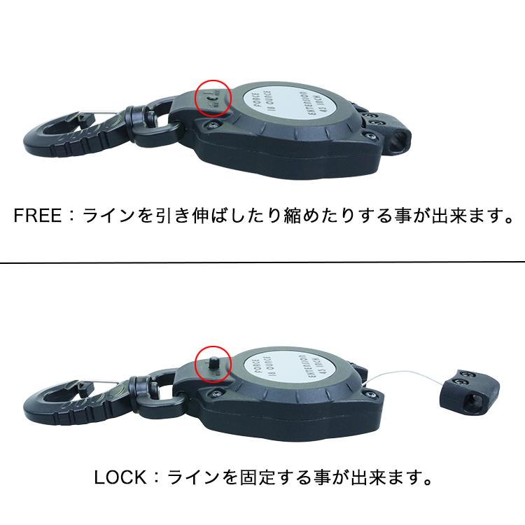 [ PRODIVE ] リトラクター Retractor ロック付き フック SRT-03 |  | 03