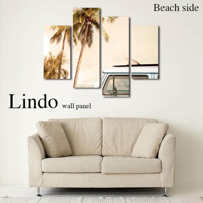 アートパネル 海 ビーチ ハワイ 西海岸 浜辺 夕日 サンセット カンクン