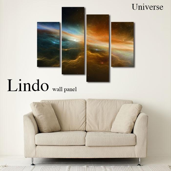 アートパネル ギャラクシー 宇宙 銀河 星 月 天体 moon 土星