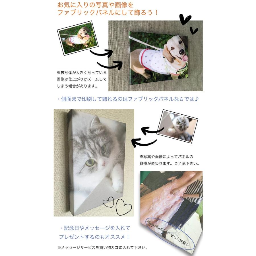 アートパネル オーダーメイド ファブリックパネル Lサイズ 出産 壁掛け