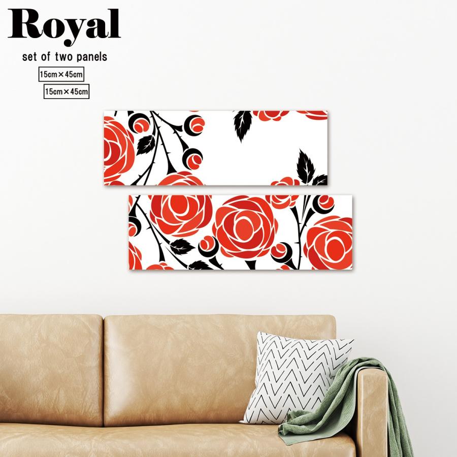 ファブリックパネル 北欧柄 2連 花柄 モダン フラワー 花びら 薔薇 ローズ デザイン 植物 手書き風 イラスト 壁掛け パネル アート 飾り 装飾 北欧 おしゃれ Fab Roy P 04 Micヤフーショップ 通販 Yahoo ショッピング