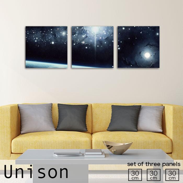 アートパネル 天体 月 宇宙 光 惑星 星 風景 ブルー おしゃれ 壁掛け 絵 生地 モダン 3連 セット 作る インテリア 人気 ファブリックパネル Fab Uni S 0042 Micヤフーショップ 通販 Yahoo ショッピング