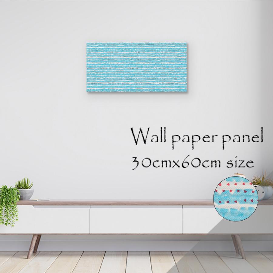 アートパネル アートボード 北欧 ボーダー 横じま 絵の具 水彩 パターン かわいい モダン ポップ パステル 青 ブルー 質感 マット 壁掛け高級 エンボス 壁紙 Kp X Re Micヤフーショップ 通販 Yahoo ショッピング
