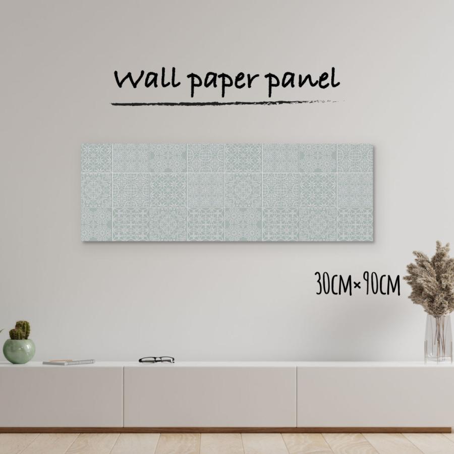 アートパネル おしゃれ 壁掛け 壁紙 クロス モダン タイル パターン 北欧 レトロ30cm 90cm 長方形 エンボス 凸凹 アクセントクロス 日本製 ハンドメイド 木枠 Kp Y Fe Micヤフーショップ 通販 Yahoo ショッピング
