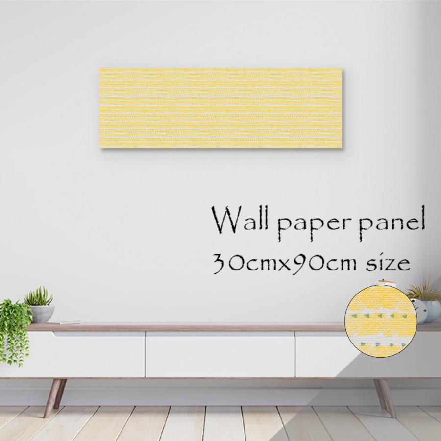 アートパネル アートボード 北欧 ボーダー 横じま 絵の具 水彩 パターン かわいい モダン ポップ パステル 黄色 イエロー 質感 マット 壁掛け エンボス 壁紙 Kp Y Re Micヤフーショップ 通販 Yahoo ショッピング