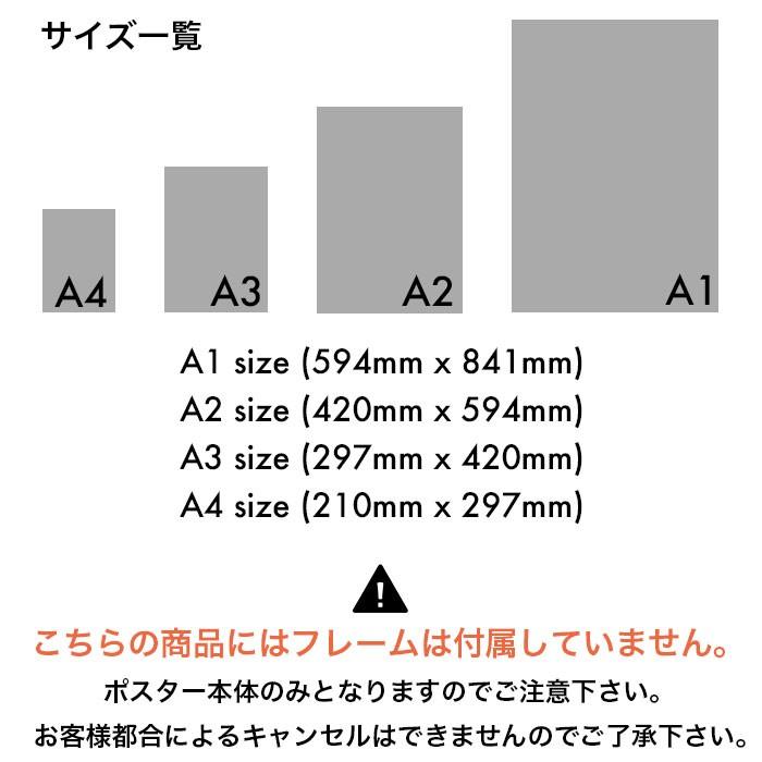 ポスター A2 ワード 一文字 英語 アルファベット インテリア 北欧