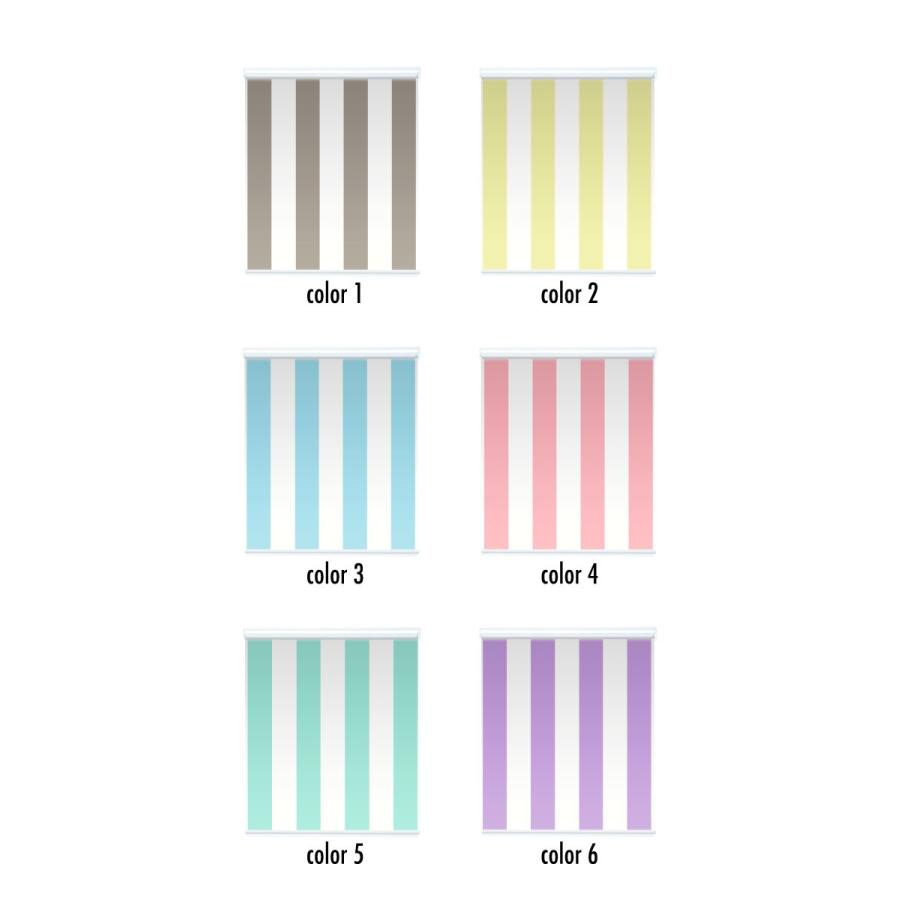 定番の冬ギフト ロールスクリーン Rise 遮光 ストライプ 縦線 ボーダー 縦 カーテン オーダー Wantannas Go Id