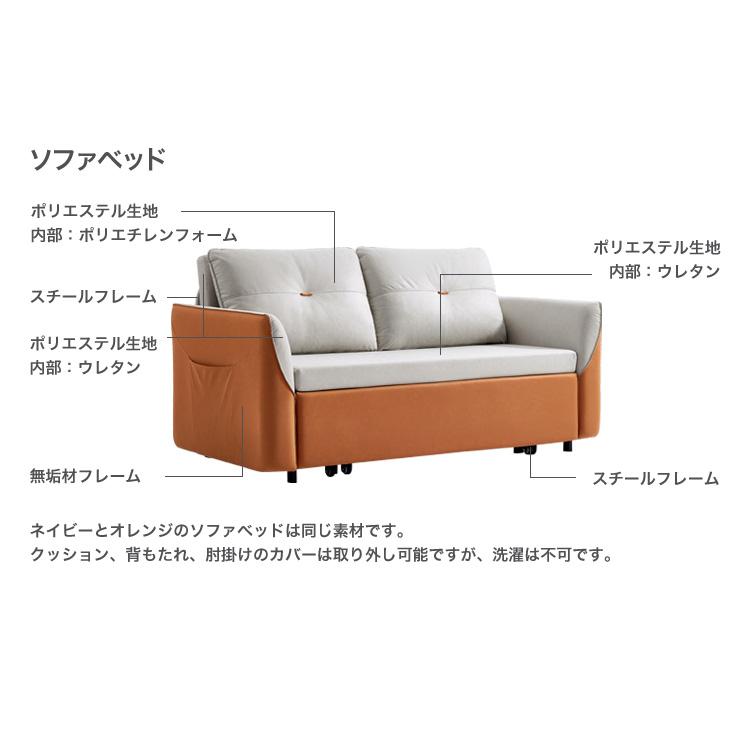3段階調整 ソファベッド 168cm : MICヤフーショップ - 通販 - Yahoo