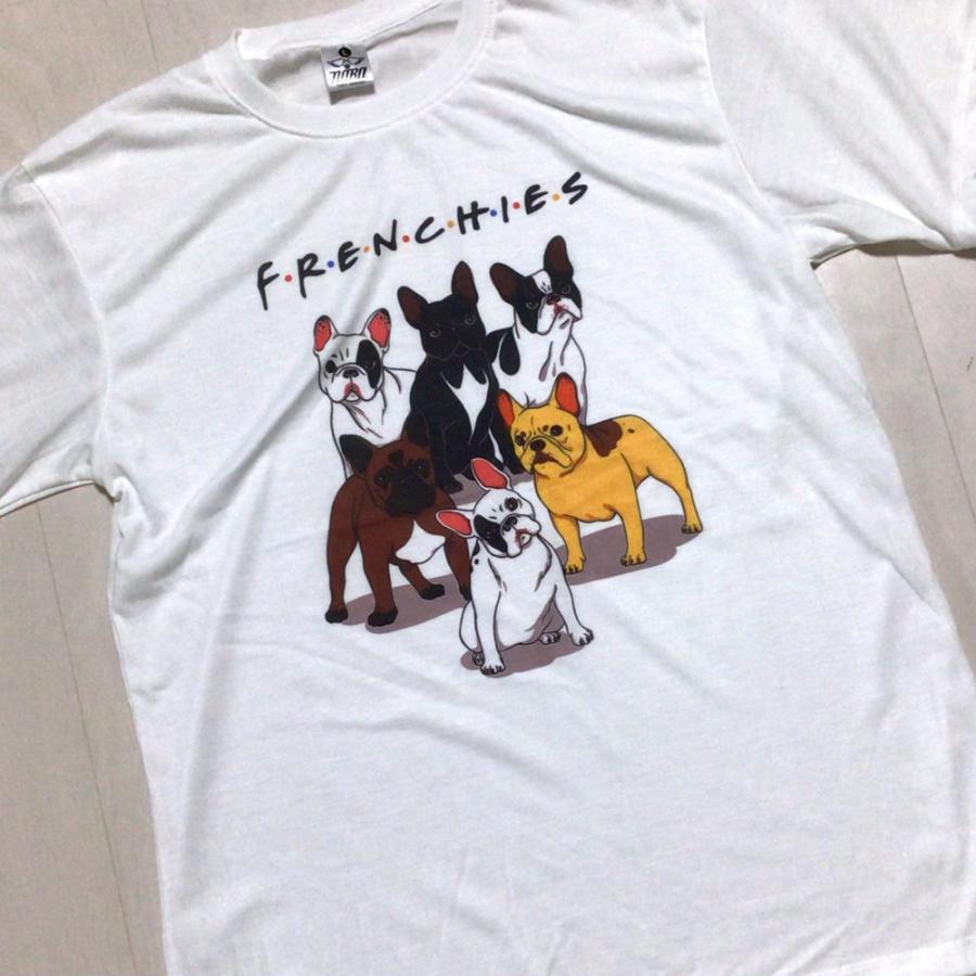 フレンチブルドッグ フレンズ パロディ フレンチーズ 犬 かわいい動物tシャツ Frenchies アジアンストリートマーケット 通販 Yahoo ショッピング