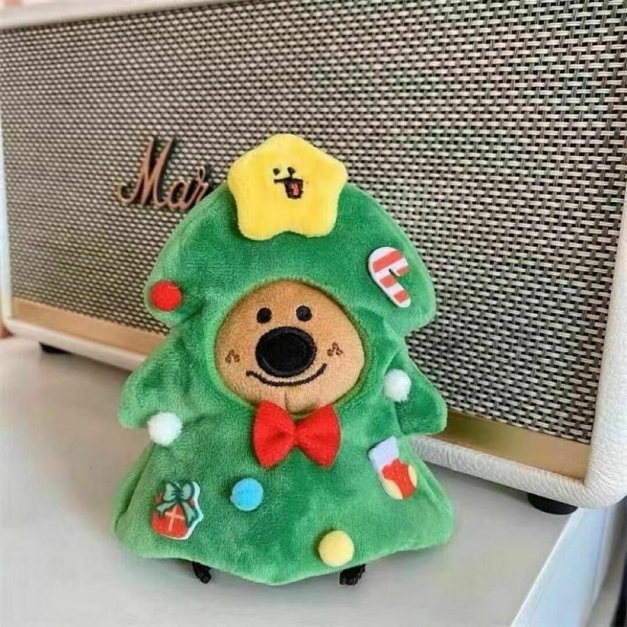 クリスマスツリー 被り物 10cm ぬいぐるみ ぬい服 ちいかわ チビ クリスマスツリー 被り物 10cm ぬいぐるみ ぬい服 ちいかわ チビ