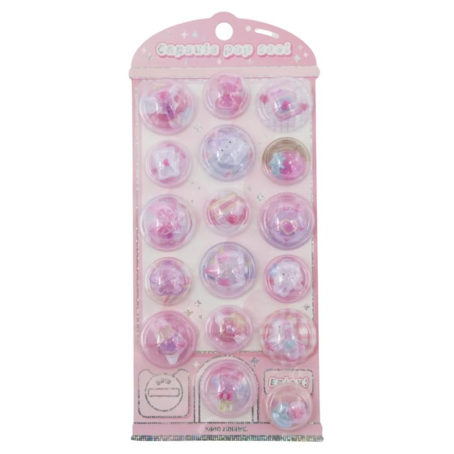 カミオジャパン ステッカー CAPSULE POP SEAL ぴんくぽっぷ 230366