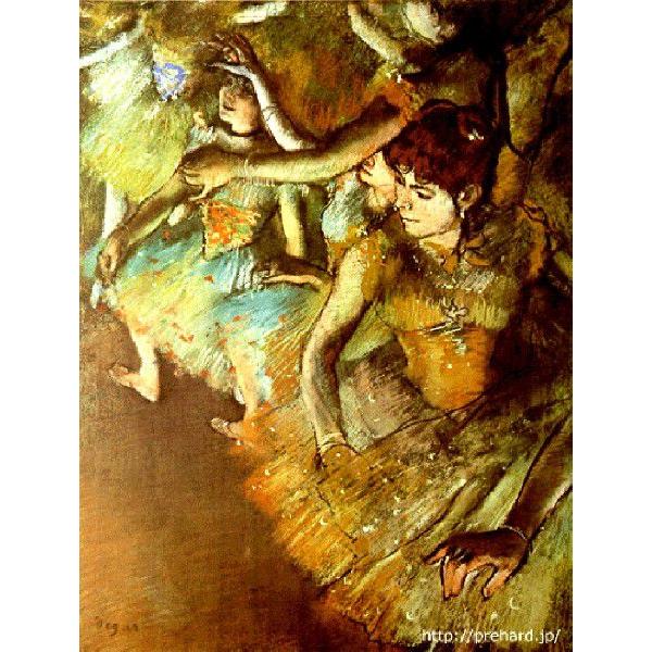 ドガ 「バレエ舞台の一隅」 原画同縮尺近似（15号） （プリハード・デジタグラ）