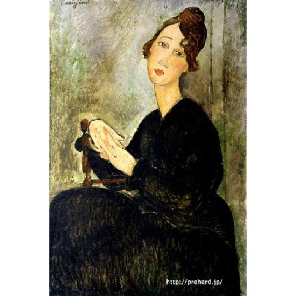 アメデオ・モディリアーニ「La Fanciulla～」ジクレー版画 証明書有 アメデオ・モディリアーニ「La Fanciulla～」ジクレー版画 証明書有