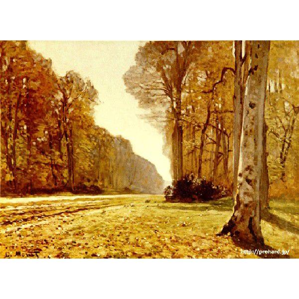 モネ 「ブレオ街道」 原画同縮尺近似（6号）（プリハード・デジタグラ）