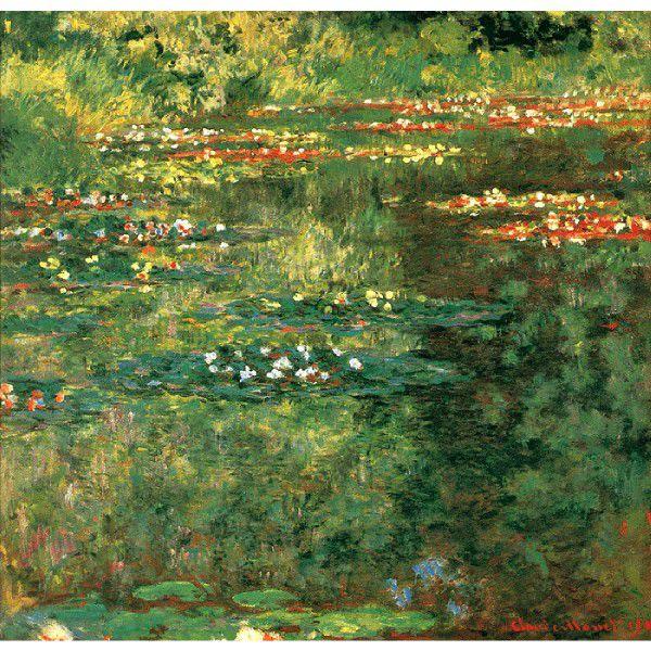 モネ 「睡蓮の池」 原画同縮尺近似（20号）（プリハード・デジタグラ）