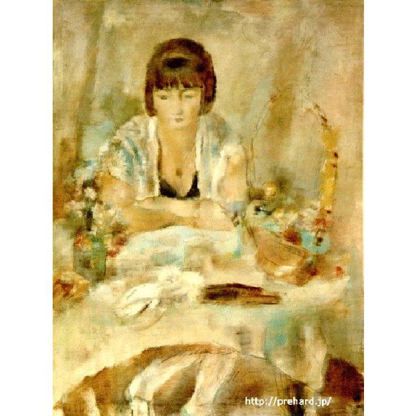 パスキン 「ルーシ・クロ-グの肖像」 原画同縮尺近似（15号）（プリハード・デジタグラ）