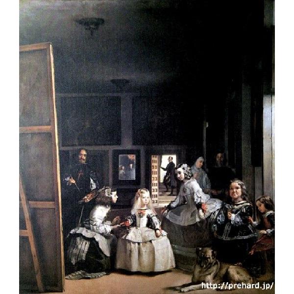ベラスケス「宮廷の侍女たち」 原画同縮尺近似（30号）（プリハード・デジタグラ）