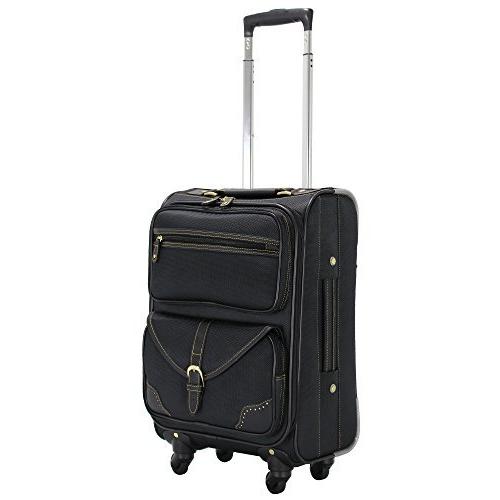 超激安 かわいいキャリーバッグ ブラック ブラック Sサイズ 小型 46cm 23リッター １ ３泊用 旅行かばん 鞄 カバン 送料無料 Atempletonphoto Com