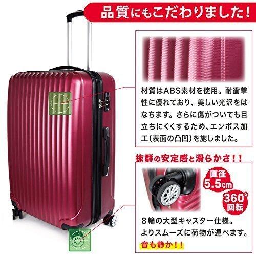 一部予約販売中 Baging バギング Ykkファスナー使用 スーツケース キャリーケース 8輪キャスター Tsaロック 拡張式 Lb001 Lサイ カジュアルスーツケース Terre A Tair Com