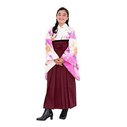直販特注 キョウエツ 袴 セット 卒業式 小学生 女の子 卒業式袴 小学生袴 袴セット はかまセット 華やかジュニア 袴 紐下87 10b 袴 臙脂 袴下帯 赤 黒 特価イラスト Ssl Daikyogo Or Jp