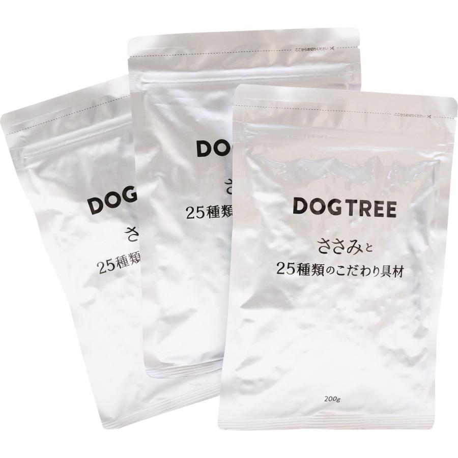DOG TREE ささみと25種類のこだわり具材600g✖︎3 1800g ドッグ・ツリー 犬用 ささみと25種類のこだわり具材 600g(200g×3