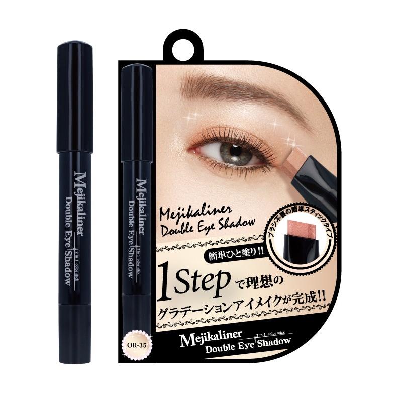 アイシャドウ ひと塗り グラデーション スティック ツートーン アイメイク 簡単 代 30代 40代 50代 60代 口コミ メジカライナー ダブル アイシャドウ Sei410 0 美容と健康のミセルyahoo 店 通販 Yahoo ショッピング