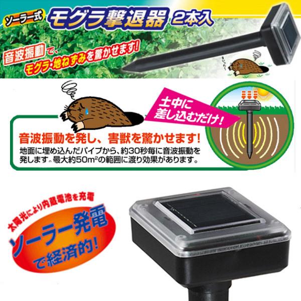 新発 モグラ退治方法 簡単 芝生 畑 音波振動 もぐら 対策 モグラ撃退 ガーデニング ソーラー式 モグラ撃退機 口コミ もぐらソーラー式モグラ撃退器 2本入りsv 5141 限定価格セール Turningheadskennel Com