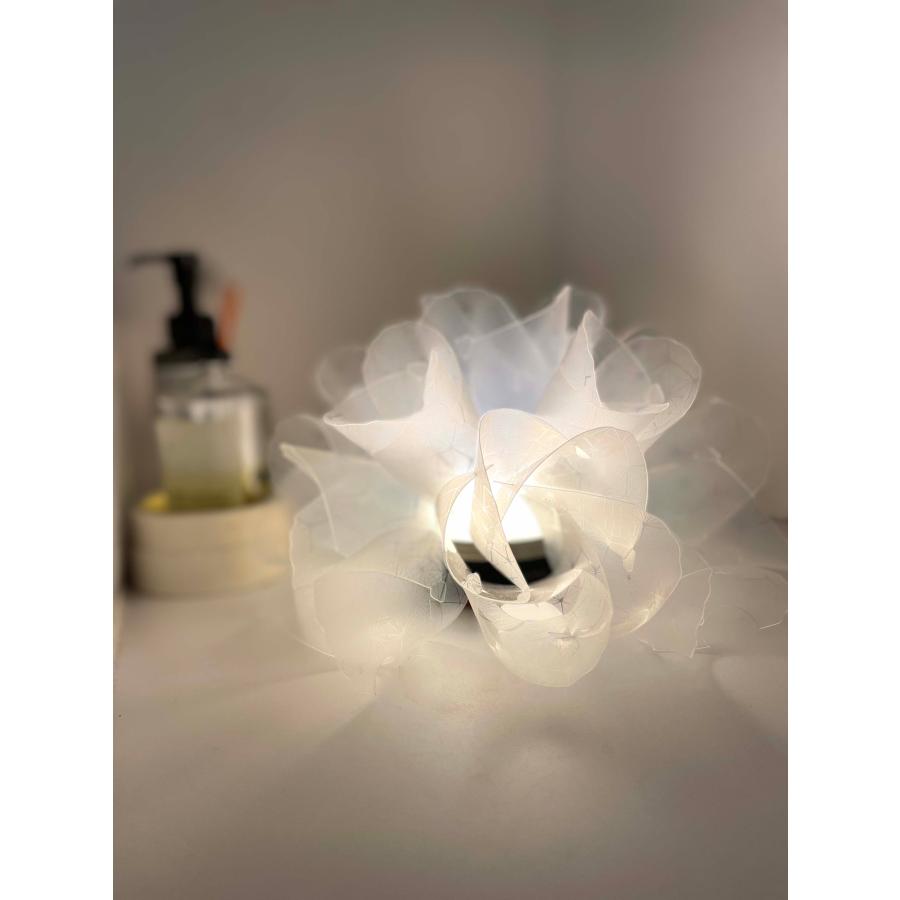 CILICO（きりこ） おしゃれ フラワーランプシェード 切子硝子 和柄