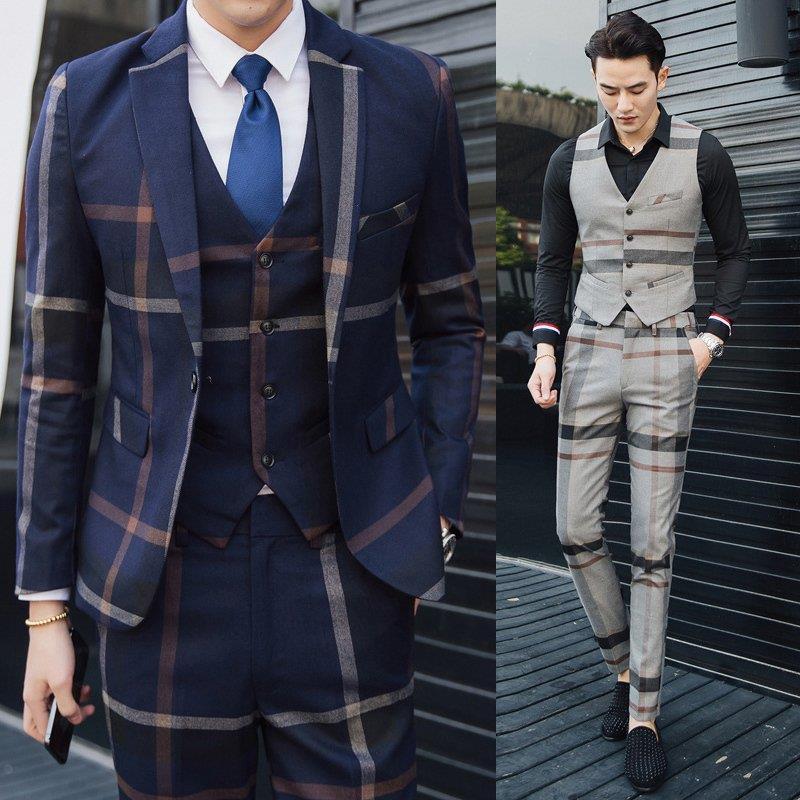 新しいブランド おしゃれ 事務服 就活 面接 紳士服 上下セット メンズスーツ チェック柄 おしゃれ ビジネススーツ パーティー スーツセット メンズ 着痩せスリーピース 新生活 二次会 3点セット フォーマルスーツ カジュアルスーツ 結婚式 ビジネススーツ