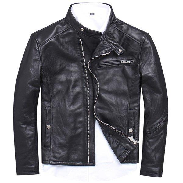 高い品質 ライダースジャケット メンズジャケット 本革 シングル レザージャケット メンズジャケット 羊革 レザーコート 革ジャン メンズジャケット 本 革 ミリタリージャ 半額品 Mdtu Nw Gov Lk