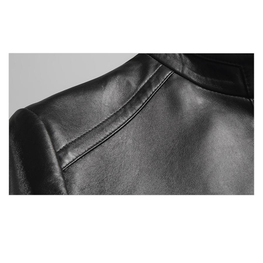 New限定品 レザージャケット メンズジャケット 本革 ライダースジャケット メンズジャケット 本革 羊革 革ジャン 本革 革ジャン ミリタリージャケット シングル ブルゾン シニアファッション Mercurytechnologies Mn Com