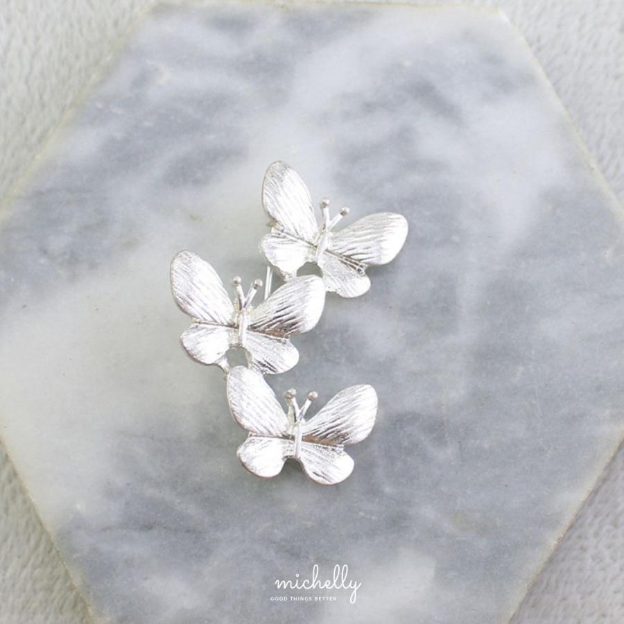 ブローチ バタフライブ ゴールド シルバー 北欧風 蝶  ナチュラル アンティーク風 エレガント シンプル | ブランド登録なし | 01
