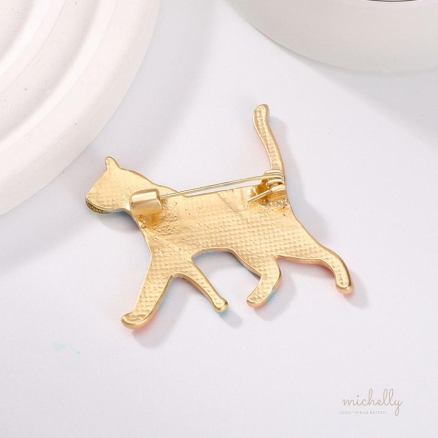 猫 ブローチ カラフル アート ネコ モチーフ 大人可愛い おしゃれ ねこ | ブランド登録なし | 04