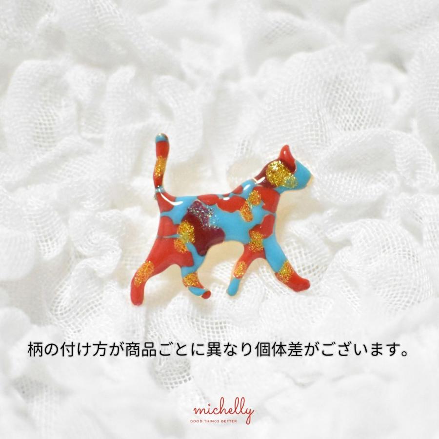 猫 ブローチ カラフル アート ネコ モチーフ 大人可愛い おしゃれ ねこ | ブランド登録なし | 05