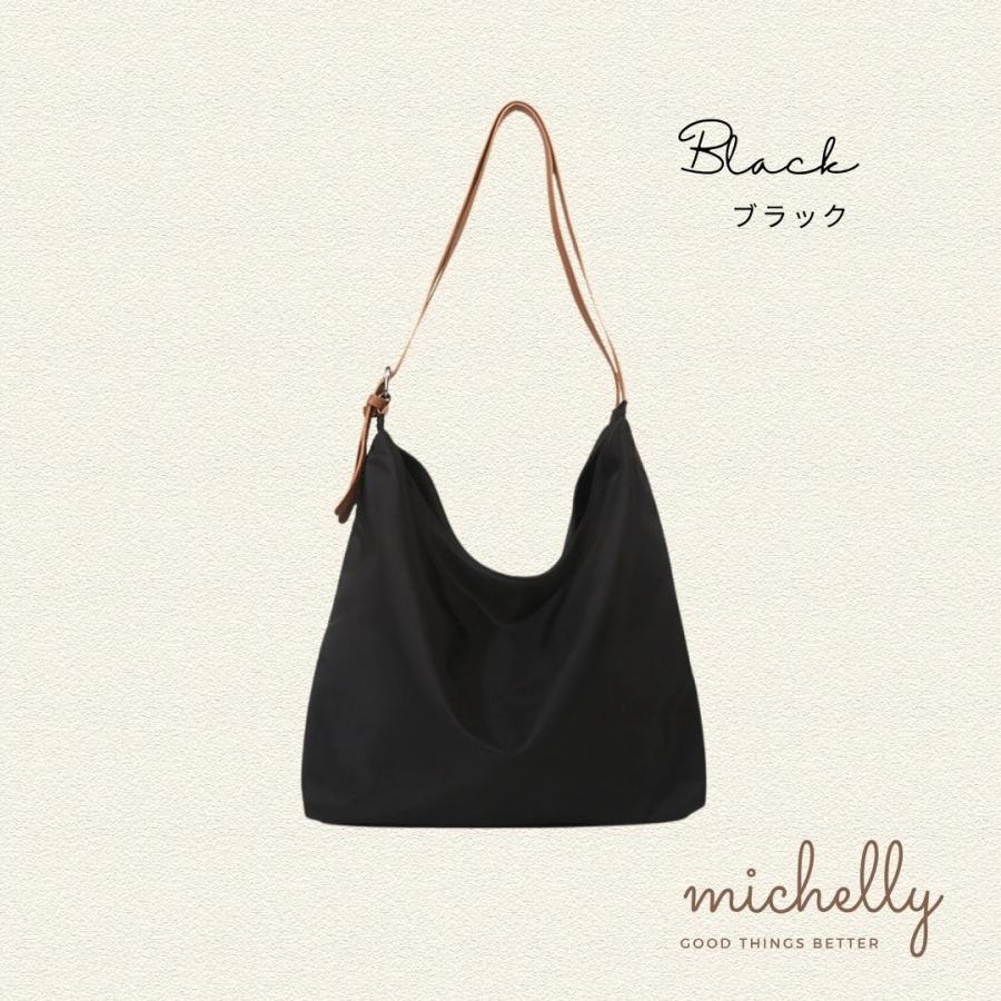 トートバッグ ナイロン レディース 黒 ショルダー 軽量 大きめ 通勤バッグ シンプル 大人 | ブランド登録なし | 01