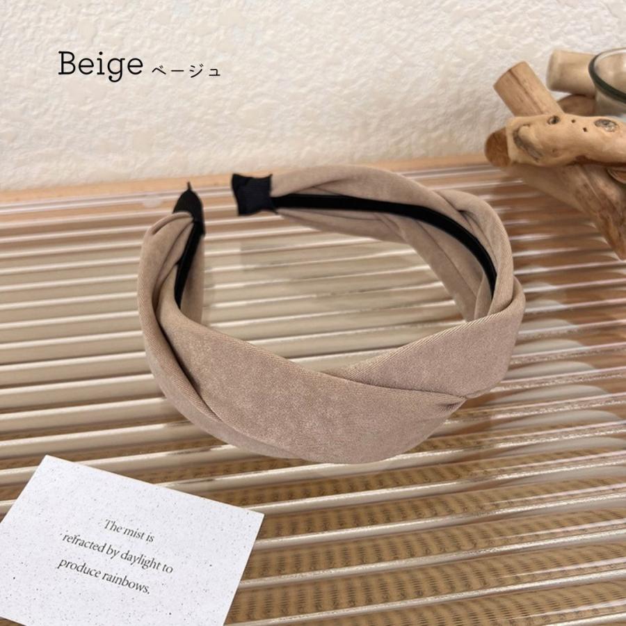 カチューシャ 編み込み ヘアアレンジ 痛くない 幅広 クロス ナチュラル おしゃれ レディース かわいい | ブランド登録なし | 06